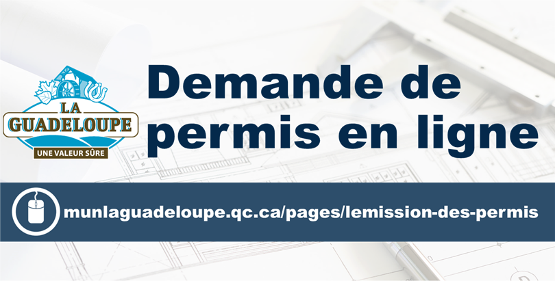 Nouveau ! Demande de permis en ligne